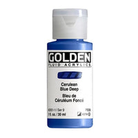 GOLDEN Vernice acrilica fluida 30 ml – 2051 blu scuro ceruleo
