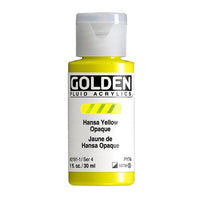 GOLDEN Vernice acrilica fluida 30 ml – 2191 hansa giallo opaco