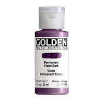 GOLDEN Vernice acrilica fluida 30 ml – 2253 viola scuro permanente