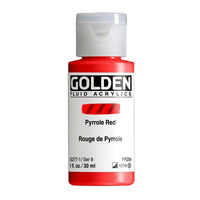 GOLDEN Vernice acrilica fluida 30 ml – 2277 rosso pirrolo