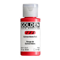 GOLDEN Vernice acrilica fluida 30 ml – 2310 rosso chinacridone