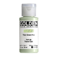 GOLDEN Vernice acrilica fluida 30 ml – 2371 verde titanio chiaro