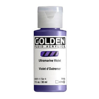 GOLDEN Vernice acrilica fluida 30 ml – 2401 viola oltremare
