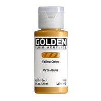 GOLDEN Vernice acrilica fluida 30 ml – 2407 giallo ocra