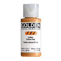 GOLDEN Vernice acrilica fluida 30 ml – 2436 tonalità giallo india
