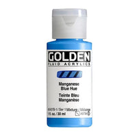 GOLDEN Vernice acrilica fluida 30 ml – 2437 tonalità blu manganese