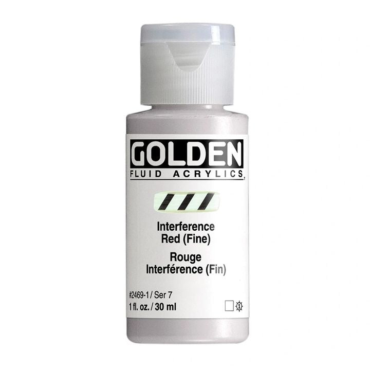 Pittura acrilica fluida GOLDEN – 2469 rosso