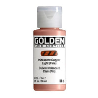 GOLDEN Vernice acrilica fluida iridescente 30 ml – 2452 luce di rame