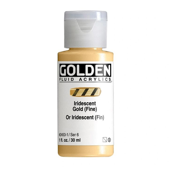 GOLDEN Vernice acrilica fluida iridescente 30 ml – 2453 oro