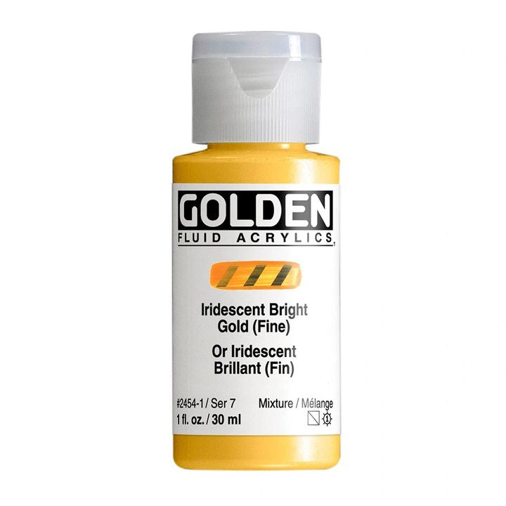 GOLDEN Vernice acrilica fluida iridescente 30 ml – 2454 luce dorata