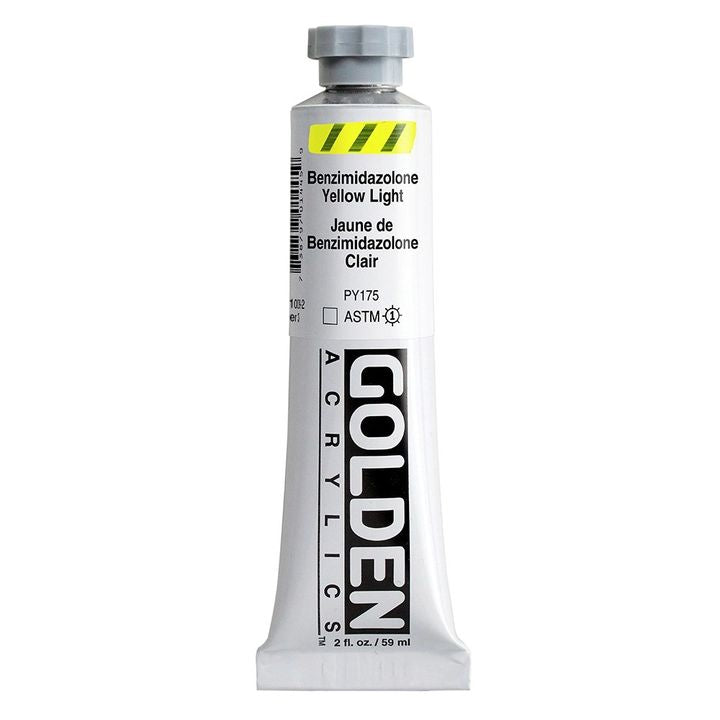 GOLDEN Vernice Acrilica Corpo Pesante 148 ml – 1009 benzimidazolone giallo chiaro