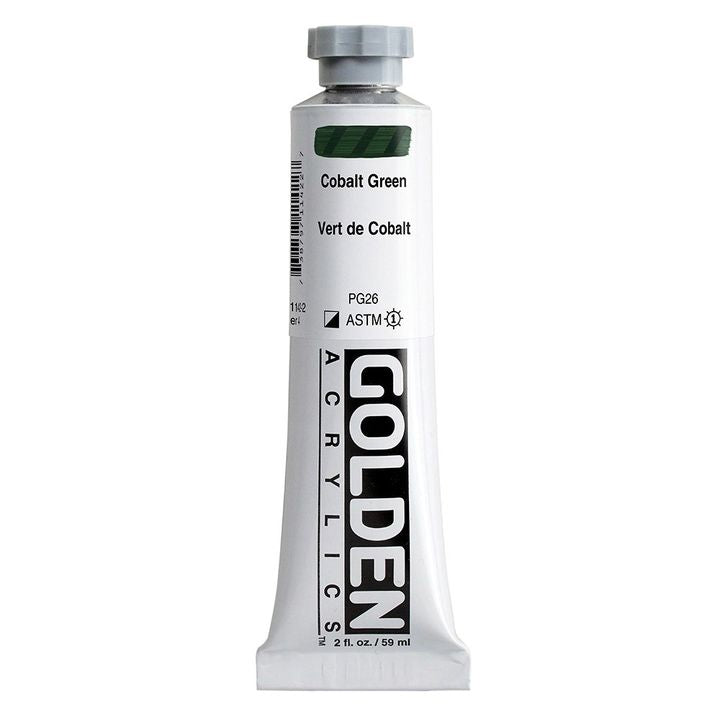 GOLDEN Vernice Acrilica Corpo Pesante 148 ml – 1142 verde cobalto