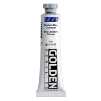 GOLDEN Vernice Acrilica Corpo Pesante 59 ml – 1050 blu ceruleo cromato