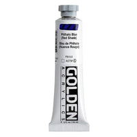 GOLDEN Vernice Acrilica Corpo Pesante 59 ml – 1260 blu ftalo (tonalità rossa)