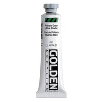 GOLDEN Vernice Acrilica Corpo Pesante 59 ml – 1270 verde ftalo (tonalità blu)