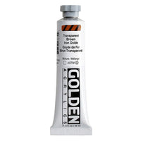 GOLDEN Vernice Acrilica Corpo Pesante 59 ml – 1383 marrone ossido di ferro trasparente