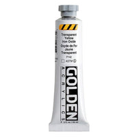 GOLDEN Vernice Acrilica Corpo Pesante 59 ml – 1386 giallo ossido di ferro trasparente