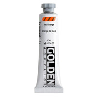 GOLDEN Vernice Acrilica Corpo Pesante 59 ml – 1403 watt arancione
