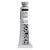 GOLDEN Vernice Acrilica Corpo Pesante 59 ml – 1462 Van Dyke tonalità marrone