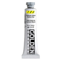 GOLDEN Vernice Acrilica Corpo Pesante 59 ml – 1554 giallo cadmio medio