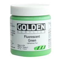 Vernice acrilica fluorescente GOLDEN Heavy Body – 4620 verde