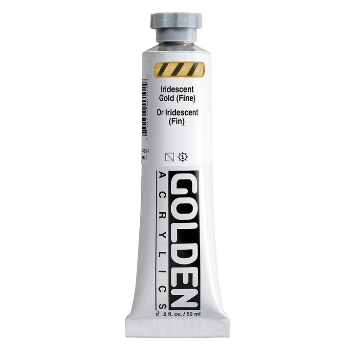 Vernice acrilica iridescente GOLDEN Heavy Body – 4010 oro