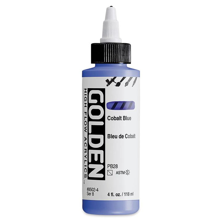 GOLDEN Vernice acrilica ad alto flusso 118 ml – 8502 Blu cobalto