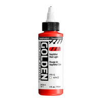 GOLDEN Vernice acrilica ad alto flusso 118 ml – 8558 Naftolo trasparente rosso chiaro