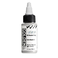 GOLDEN Vernice acrilica ad alto flusso 30 ml – 8520 N8 Grigio neutro