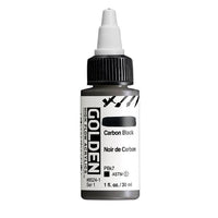 GOLDEN Vernice acrilica ad alto flusso 30 ml – 8524 Nero carbone