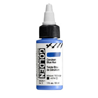 GOLDEN Vernice acrilica ad alto flusso 30 ml – 8526 Tinta blu ceruleo