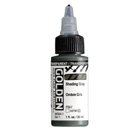 GOLDEN Vernice acrilica ad alto flusso 30 ml – 8564 Grigio sfumato trasparente