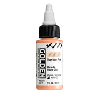 GOLDEN Vernice acrilica ad alto flusso 30 ml – 8584 Luce di Marte in titanio