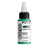 GOLDEN Vernice acrilica ad alto flusso 30 ml – 8586 Tinta verde viridiano