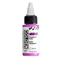 GOLDEN Vernice acrilica fluorescente ad alto flusso 30 ml – 8507 Viola