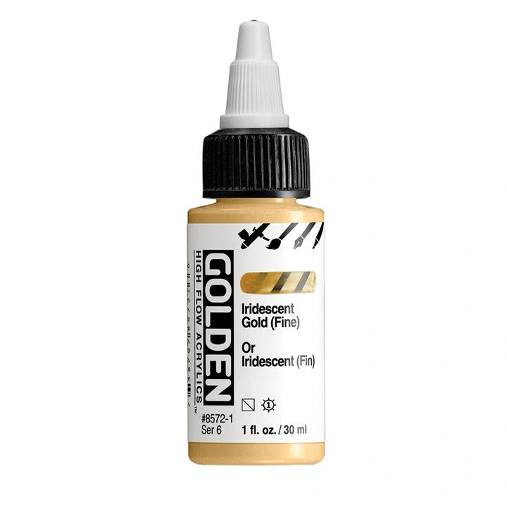 GOLDEN Vernice acrilica iridescente ad alto flusso 30 ml – 8572 Golden Gentle