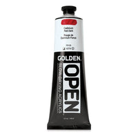 GOLDEN OPEN Vernice acrilica ad asciugatura lenta 148 ml – 7080 Rosso cadmio scuro