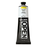 GOLDEN OPEN Vernice acrilica ad asciugatura lenta 148 ml – 7191 Coperchio giallo Hansa
