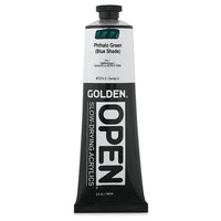 GOLDEN OPEN Vernice acrilica ad asciugatura lenta 148 ml – 7270 Verde ftalocianina (tonalità blu)