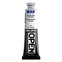 GOLDEN OPEN Vernice acrilica ad asciugatura lenta 59 ml – 7050 Blu Ceruleo Cromo
