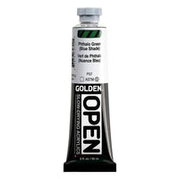 GOLDEN OPEN Vernice acrilica ad asciugatura lenta 59 ml – 7270 Verde ftalocianina (tonalità blu)