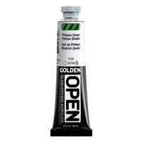 GOLDEN OPEN Vernice acrilica ad asciugatura lenta 59 ml – 7275 Verde ftalocianina (tonalità gialla)