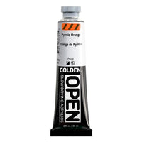 GOLDEN OPEN Vernice acrilica ad asciugatura lenta 59 ml – 7276 arancio pirrolo