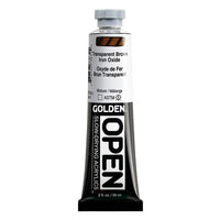 GOLDEN OPEN Vernice acrilica ad asciugatura lenta 59 ml – 7383 Ossido di ferro marrone trasparente