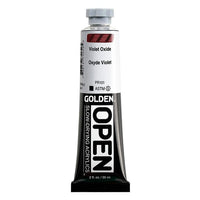 GOLDEN OPEN Vernice acrilica ad asciugatura lenta 59 ml – 7405 Ossido di violetta
