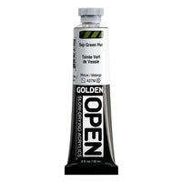 GOLDEN OPEN Vernice acrilica ad asciugatura lenta 59 ml – 7461 Sapová Tinta verde
