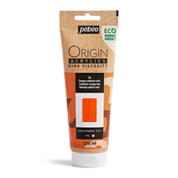 Pebeo ORIGIN Vernice acrilica 120 ml – Tonalità Arancione Cadmio