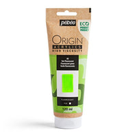 Pebeo ORIGIN Vernice acrilica 120 ml | Varie tonalità - Verde Fluorescente