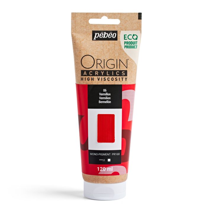 Pebeo ORIGIN Vernice acrilica 120 ml – Carmine