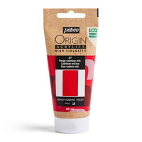 Pebeo ORIGIN Vernice acrilica 60 ml – Rosso Cadmio Tonalità